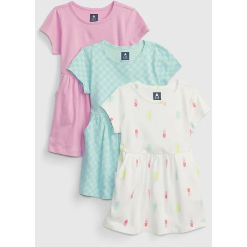 GAP Children's Organic Cotton Dress, 3pcs - Girls