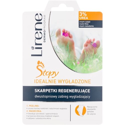 Lirene Foot Care regeneracija kože stopala u dva koraka piling + maska u obliku čarape (3% Urea) Cijene