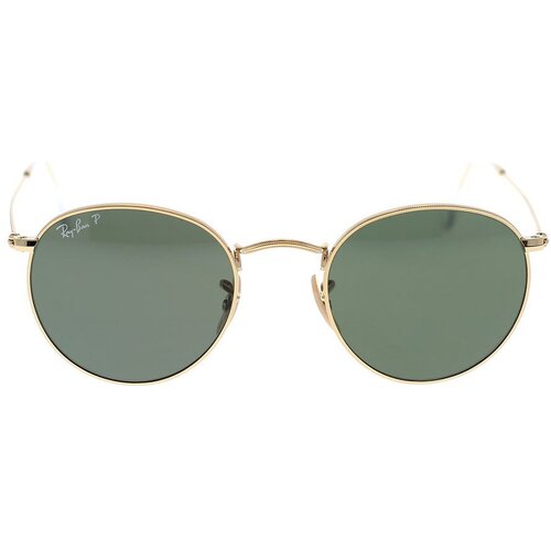 Ray-ban Occhiali da Sole Round Metal RB3447 001/58 Polarizzati Gold Slike