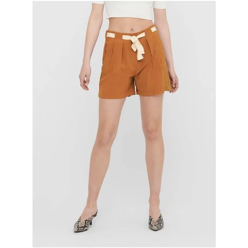 JDY Jacqueline de Yong Tomika Brown Shorts