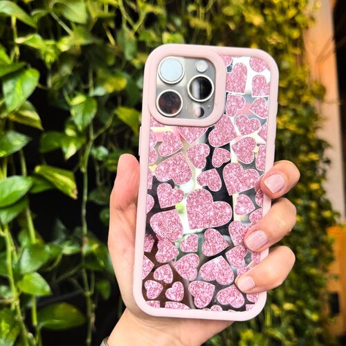  Futrola Luxury Heart za Samsung A266 Galaxy A26 roze Cene