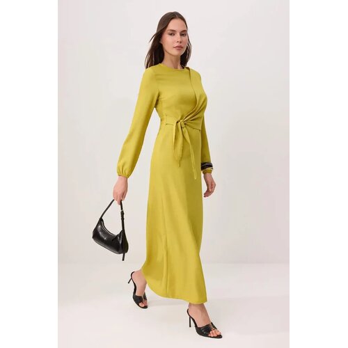 Trendyol Modest Ženska haljina Tctss25Eb00129, Oker Cene
