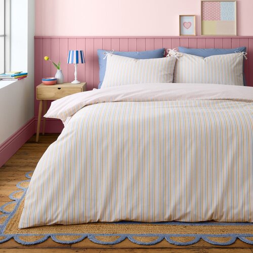 Catherine Lansfield Posteljnina za zakonsko posteljo 200x200 cm Brighton Stripe &amp;ndash; Slike