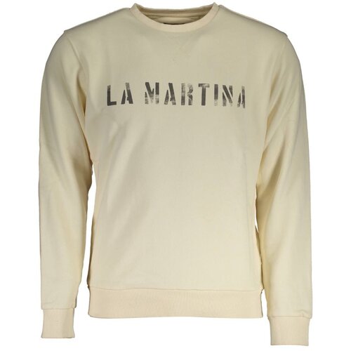 La Martina WHITE MEN&amp;#039;S SWEATSHIRT WITHOUT ZIP Slike
