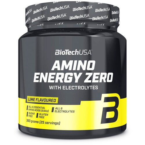 BioTech USA Kompleks esencijalnih aminokiselina sa elektrolitima Amino Energy Zero + Elektrolytes, Limeta, 360g Slike