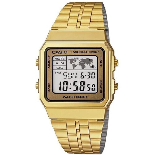 Casio Digitalne ure A500WGA9DF Pozlačena Cene