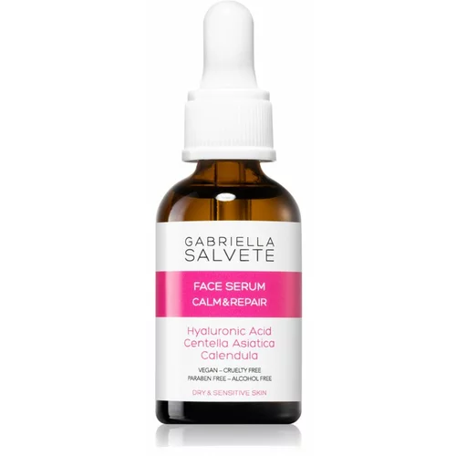 Gabriella Salvete face serum calm & repair serum za obraz za suho kožo 30 ml za ženske