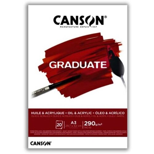  Slikarski blok Canson Graduate A3, 290 g/m&sup2;, 20 listova Cijene