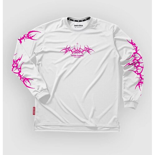 Loose Riders Tribe Long Sleeve Jersey white Slike