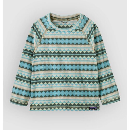 Patagonia Micro D Kids Pulover diamond stripe / snwm blue Slike