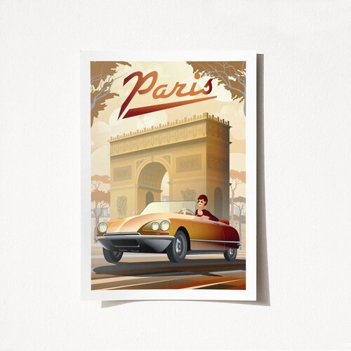 Wallity poster Paris-1982, 42x59,4 cm Cene