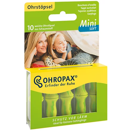 Ohropax Mini Soft, ušesni čepki proti hrupu