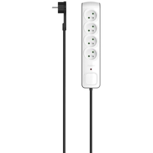 Hama P2223761 produžni kabel 1,5 m 4 utičnice naizmjenične struje U zatvorenom Crno, Bijelo Slike