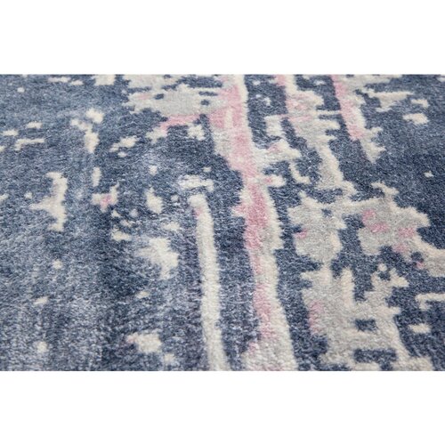 Kayoom VINTAGE PREPROGA 170/240 cm tkano modra, roza Slike