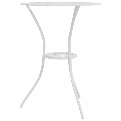  3-dijelni bistro set od lijevanog aluminija bijeli Bijela Slike