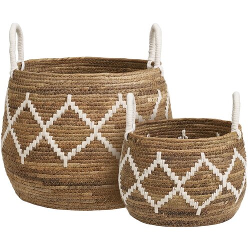 House Nordic Pletene ko&amp;scaron;are u setu 2 kom &amp;oslash; 41x32 cm Altea &amp;ndash; Slike