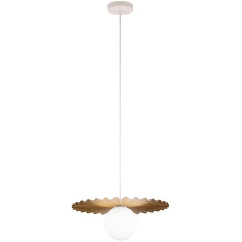  Visilica na sajli SUNPLISS 1xG9/10W/230V, prečnik 35 cm, zlatna/krem boja Cene