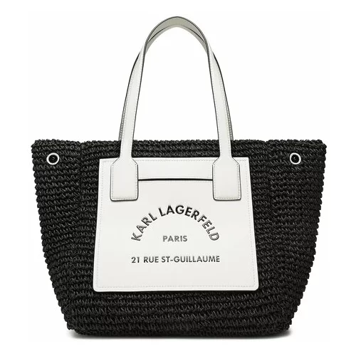 Karl Lagerfeld Ročna torba 230W3057 Črna