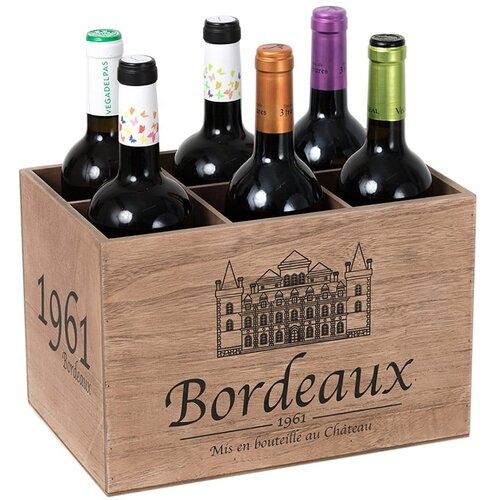 Balvi Leseno stojalo za vino Bordeaux Slike
