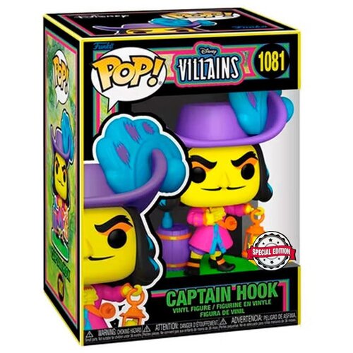 Funko POP figure Disney Villains Hook Black Light Exclusive Slike
