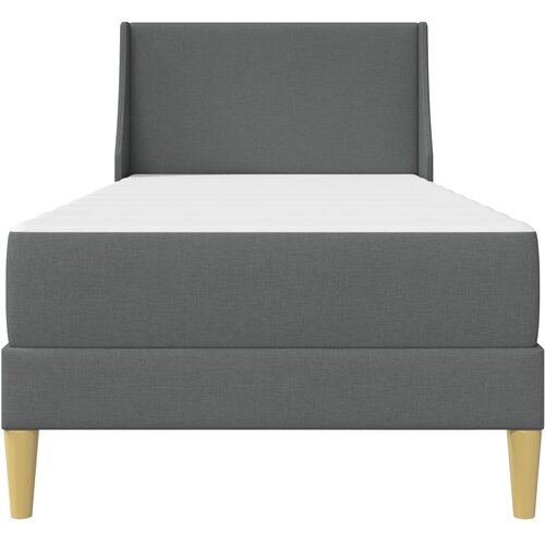  Okvir kreveta s madracem Tamno siva 90 x 200 cm Poliester Slike