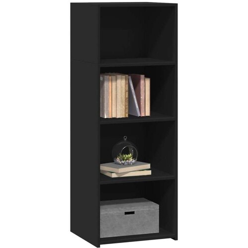 VidaXL Visoka komoda crna 40x41x124 cm od konstruiranog drva Slike