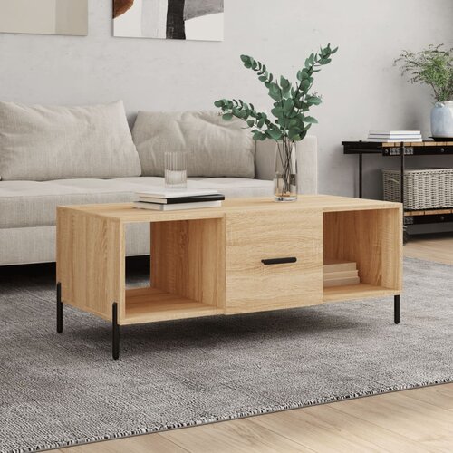  Stolić za kavu boja hrasta 102 x 50 x 40 cm konstruirano drvo Cene