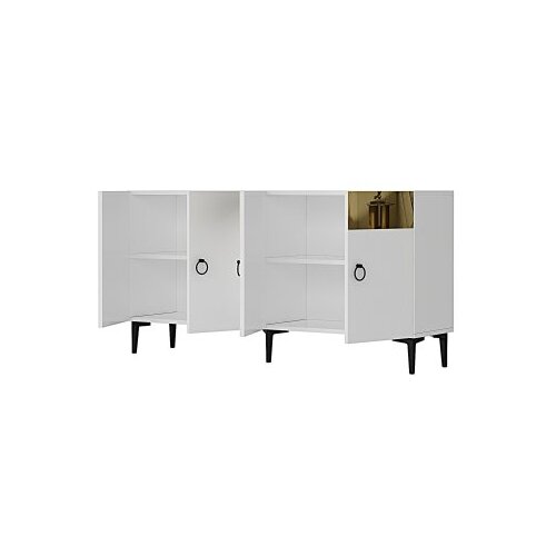 Hanah home konzola gama 150 white gold Slike