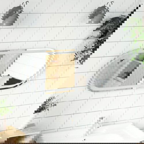 VidaXL LED kopalni&amp;scaron;ko ogledalo 90x40 cm ovalno Slike