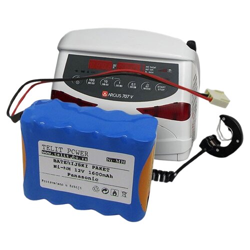 Telit Power Baterija za volumetrijsku pumpu Codan argus 707 V, Ni-MH, 12V, 1600mAh Cene