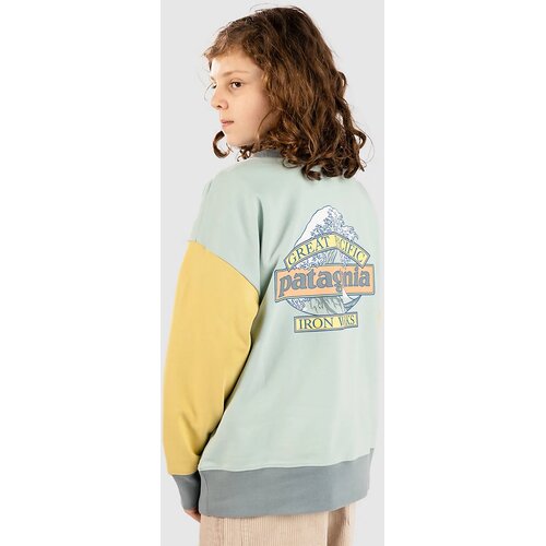 Patagonia Crew Kids Pulover great waves / thin ice Slike