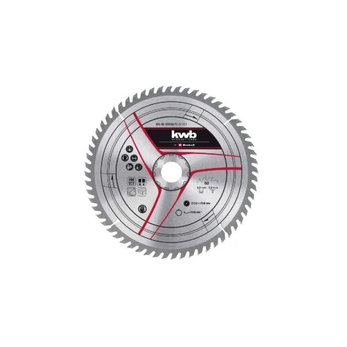 KWB rezni list za cirkular TCT 250 x 30 x 3.2 mm/60Z Cijene