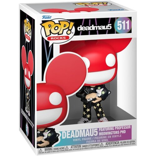 Funko POP! Rocks: Deadmau5 S2 - Deadmau5 w/Cat Slike