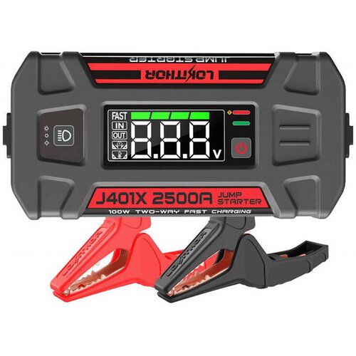 Lokithor J401X Jump Starter / Booster 2500A + Powerbank 20000mAh + Svetilka 4 v 1 naprava, ki deluje pri -40&amp;deg;C Slike