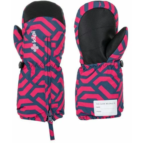 Kilpi Children's ski gloves PALMER-J pink