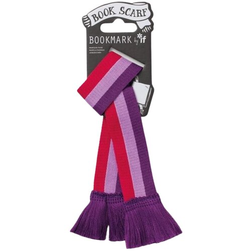 That Company Called IF Book Scarf - Bukmarker - Book Scarf, Pink & Purple Cene