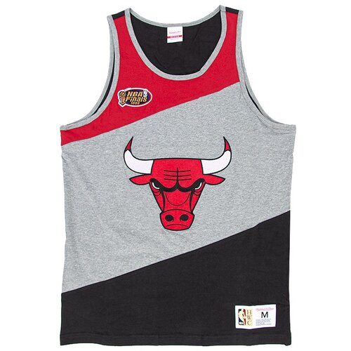 Mitchell And Ness mu&amp;scaron;ka Chicago Bulls HWC Colorblocked Cotton Tank Top majica Slike