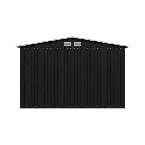 vidaXL Vrtna kućica za pohranu antracit čelična 257 x 205 x 178 cm Cijene