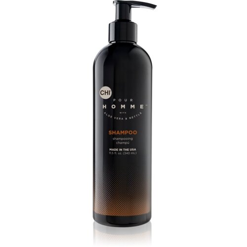 CHI Pour Homme Shampoo vlažilni &amp;scaron;ampon za mo&amp;scaron;ke 340 ml Slike