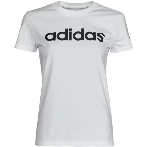 Adidas Majice s kratkimi rokavi LIN T-SHIRT Bela