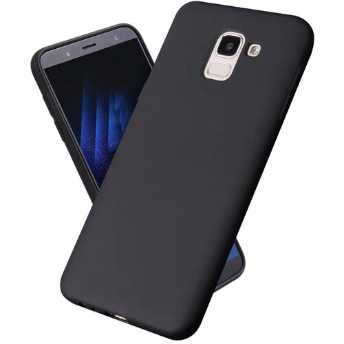 Gumijasti / gel etui Jelly za Samsung Galaxy A8 (2018) - črni Cene