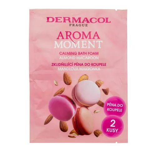 Dermacol Aroma Moment Almond Macaroon pomirjajoča pena za kopel 2x15 ml unisex