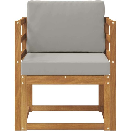  Set vanjskih sofa Čvrsto drvo akacije i poliester Slike