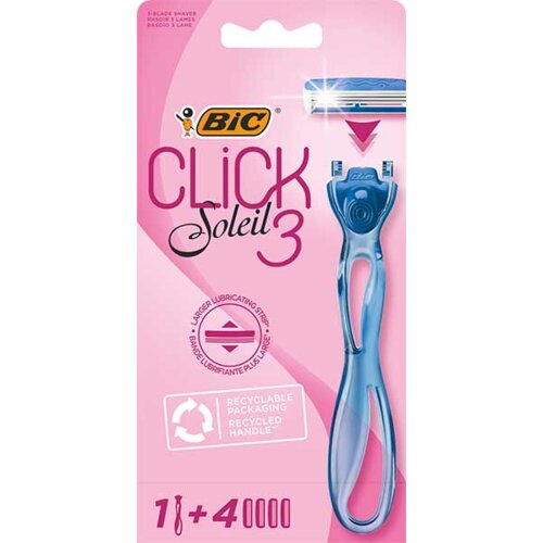 Bic Soleil Click brijaći aparat za žene + zamjenske britvice 4 kom 1 kom Cene