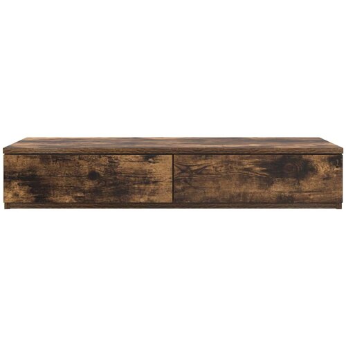  Ladice za krevet s ladicama Dimljeni hrast 100 x 36,5 x 16,5 cm Slike