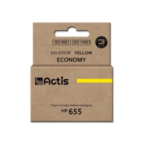 Actis KH-655YR ink (replacement for HP 655 CZ112AE; Standard; 12 ml; yellow) Cijene