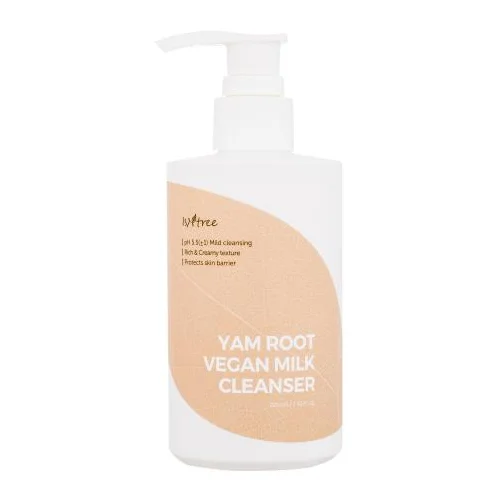 Isntree Yam Root Vegan Milk Cleanser 220 ml nježno mlijeko za čišćenje i skidanje šminke za ženske