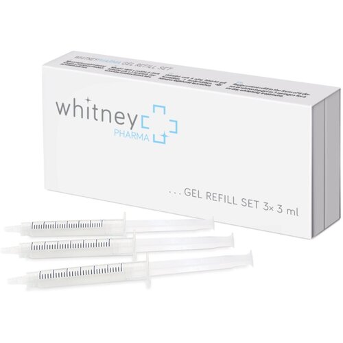 WhitneyPHARMA Gel refill set nadomestno polnilo za nežno beljenje zob 3x3 ml Cene