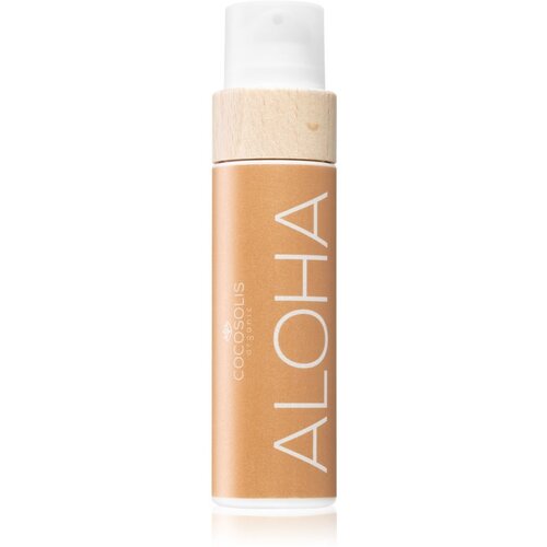 Cocosolis ALOHA njegujuće ulje za sunčanje bez za&amp;scaron;titnog faktora s mirisom Coconut 110 ml Slike