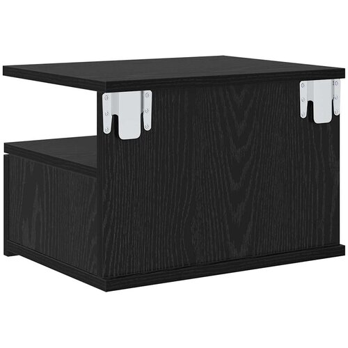  Lebdeća noćna ormarić Zidne 2 pcs Crni hrast 40 x 31 x 28 cm Slike